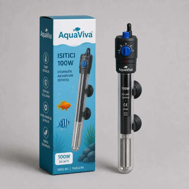 Otomatik Akvaryum Isıtıcısı 100W
