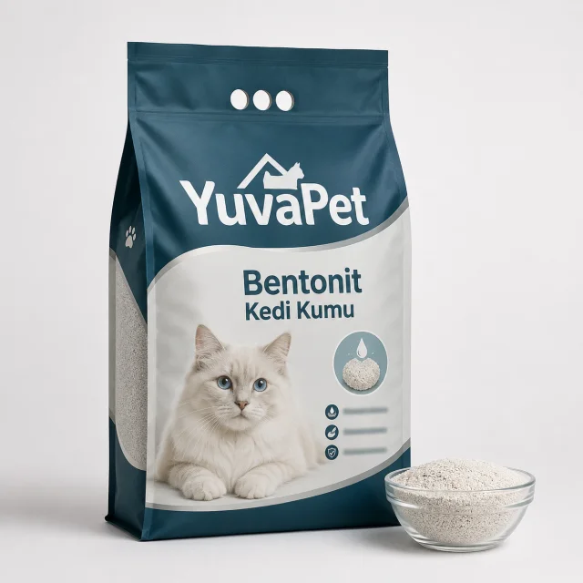 Topaklanan Bentonit Kedi Kumu